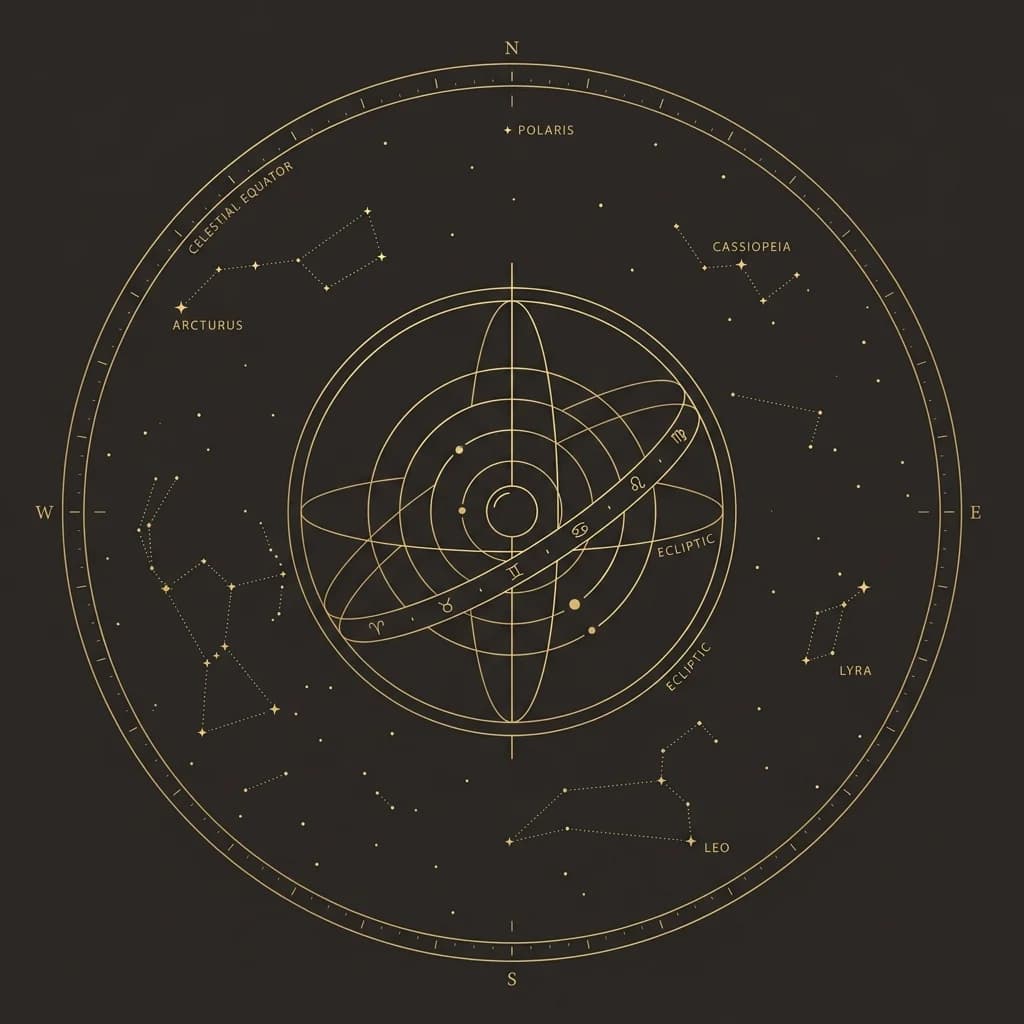 AstroPredict Minimal Observatory Chart